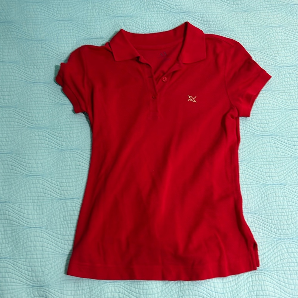 Armani exchange red polo Tshirt